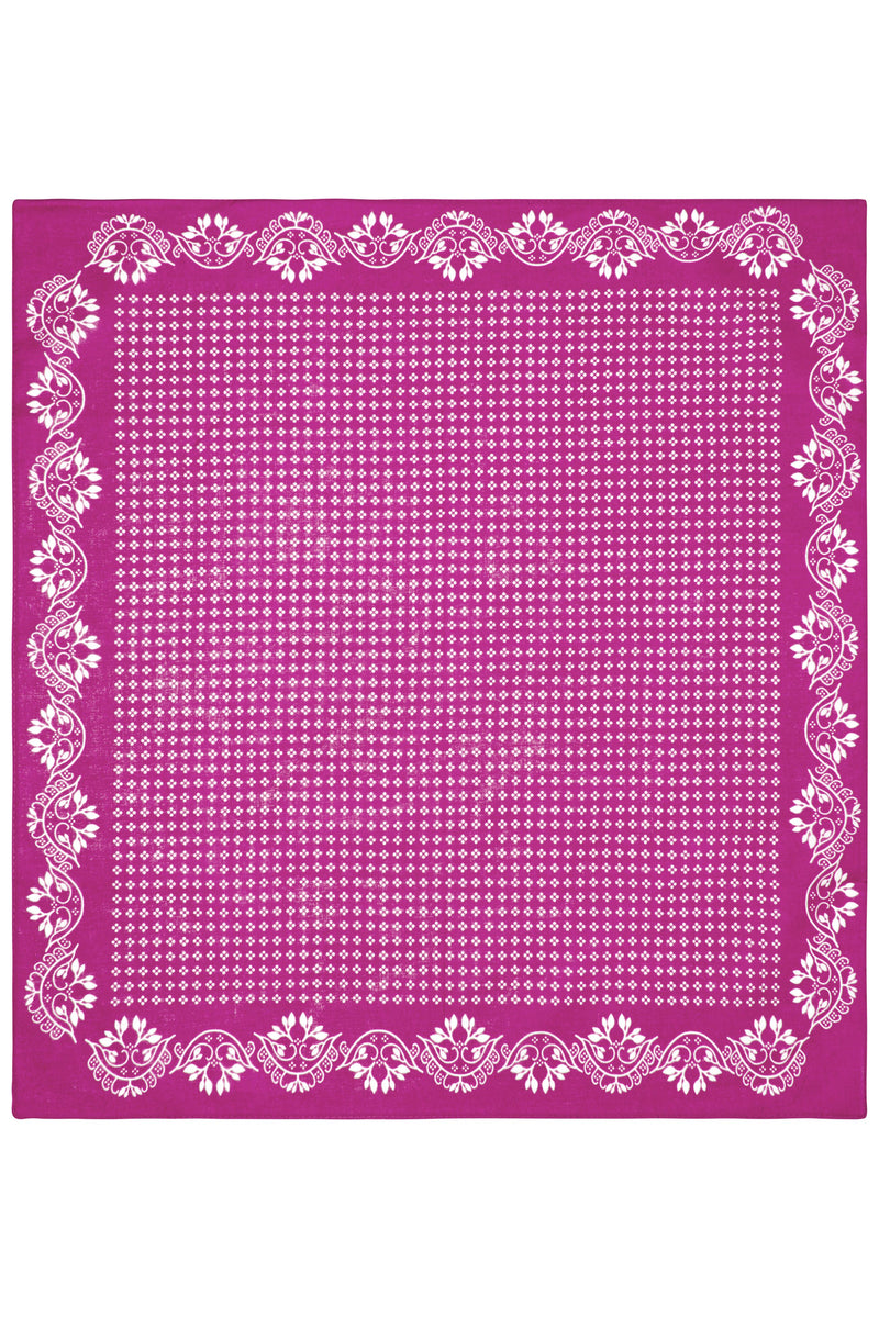 Laden Sie das Bild in Galerie -Viewer, Im Trachtenlook bedrucktes multifunktionales Viereck-Tuch - MB6400