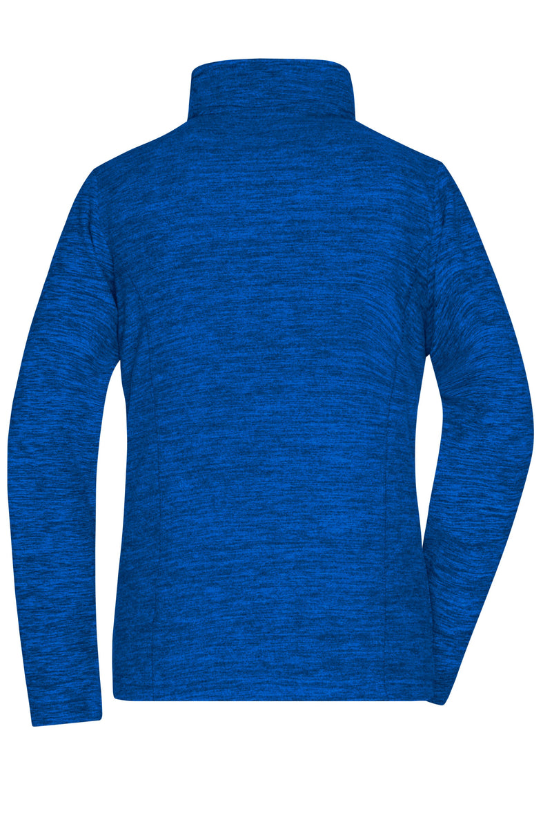 Laden Sie das Bild in Galerie -Viewer, Damen Fleecejacke in modischer Melange-Optik - JN769