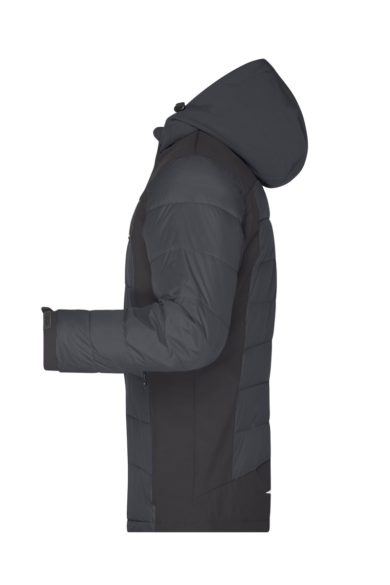 Laden Sie das Bild in Galerie -Viewer, Thermojacke in attraktivem Materialmix - JN1050