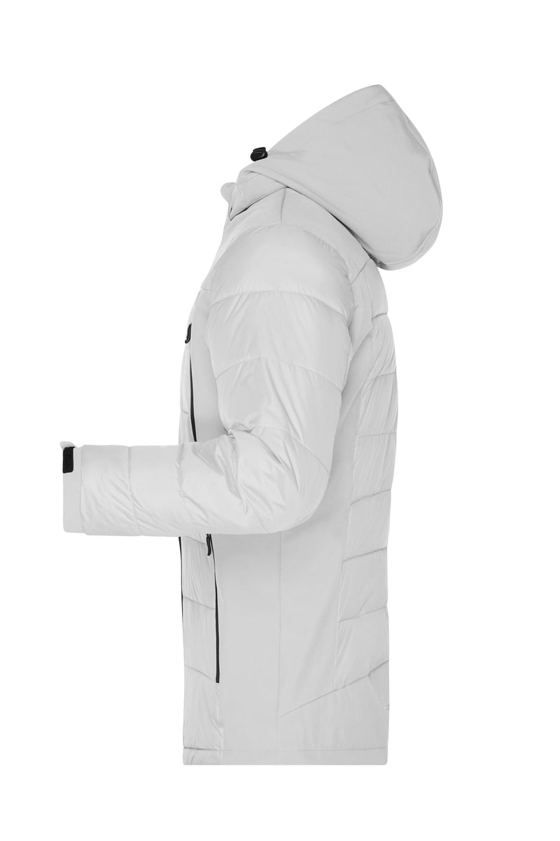 Laden Sie das Bild in Galerie -Viewer, Thermojacke in attraktivem Materialmix - JN1050