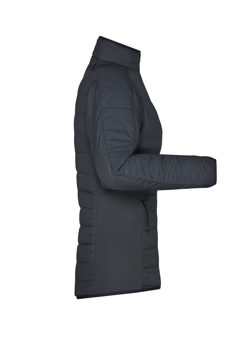 Laden Sie das Bild in Galerie -Viewer, Leicht wattierte Jacke im sportlichen Materialmix - JN1115