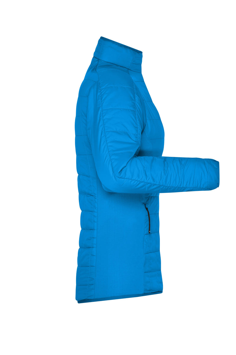 Laden Sie das Bild in Galerie -Viewer, Leicht wattierte Jacke im sportlichen Materialmix - JN1115