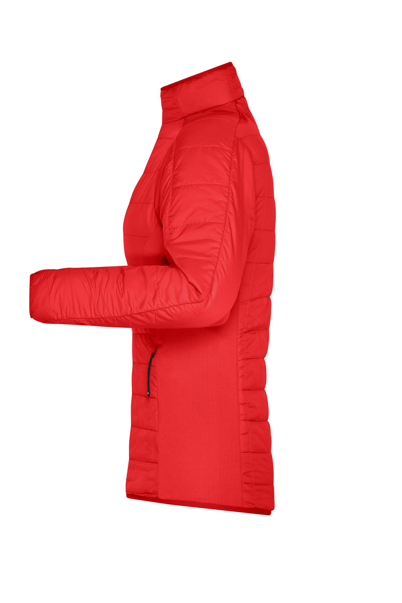 Laden Sie das Bild in Galerie -Viewer, Leicht wattierte Jacke im sportlichen Materialmix - JN1115