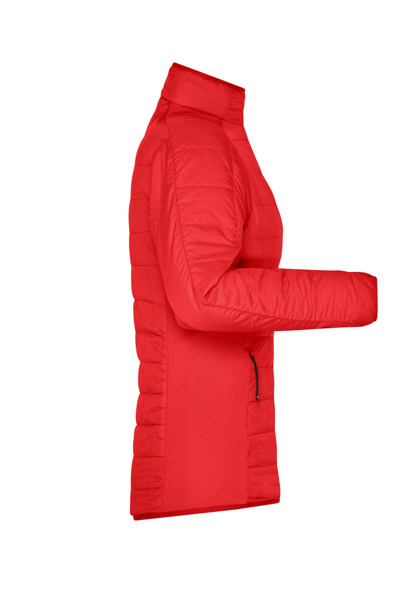 Laden Sie das Bild in Galerie -Viewer, Leicht wattierte Jacke im sportlichen Materialmix - JN1115