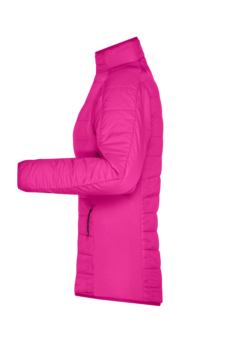 Laden Sie das Bild in Galerie -Viewer, Leicht wattierte Jacke im sportlichen Materialmix - JN1115