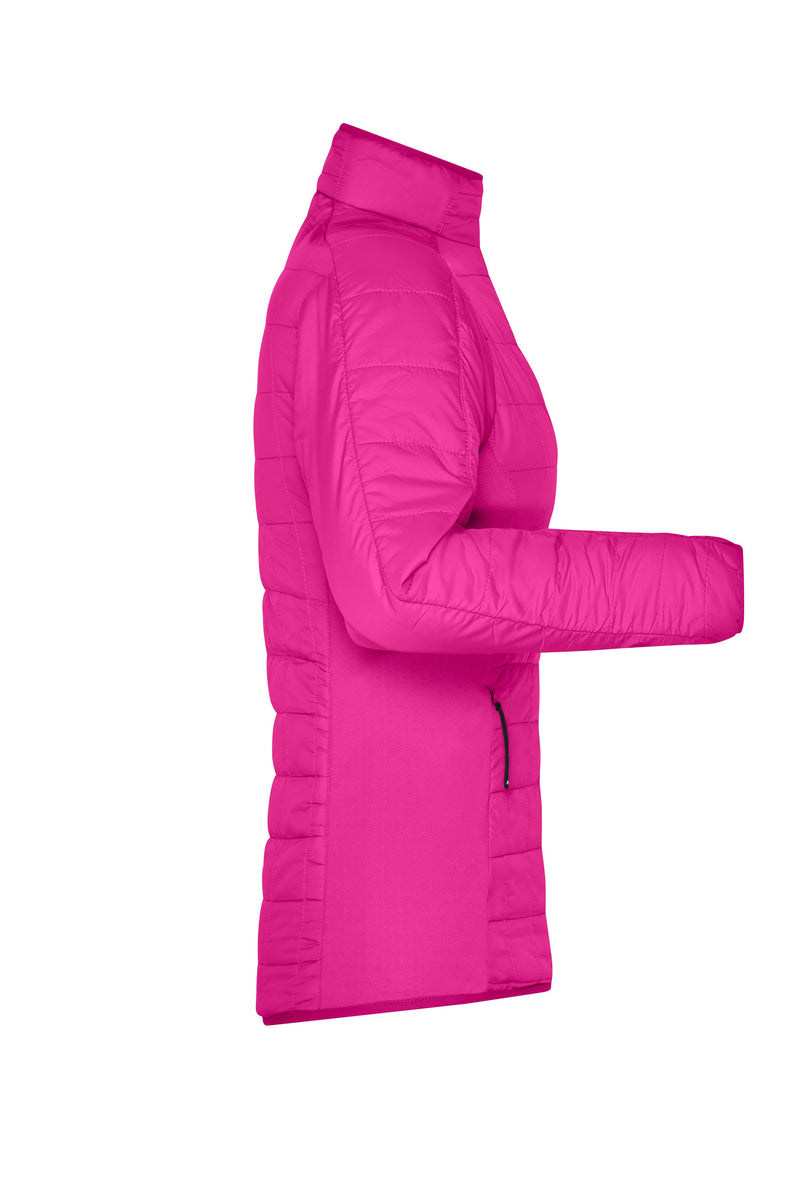 Laden Sie das Bild in Galerie -Viewer, Leicht wattierte Jacke im sportlichen Materialmix - JN1115