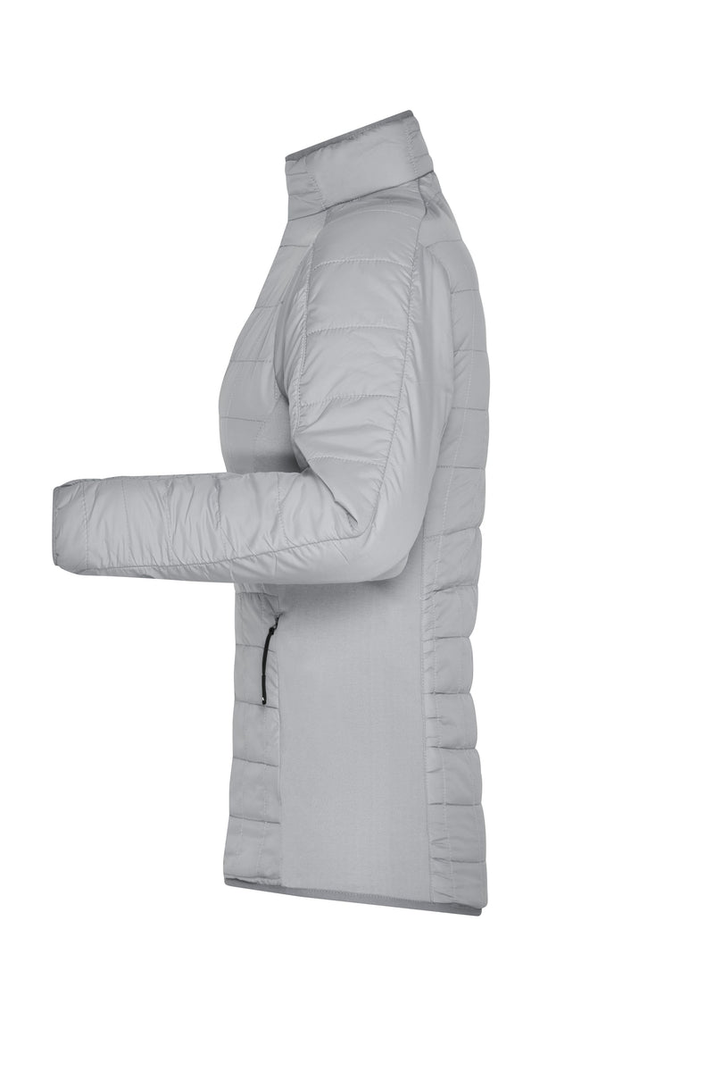 Laden Sie das Bild in Galerie -Viewer, Leicht wattierte Jacke im sportlichen Materialmix - JN1115