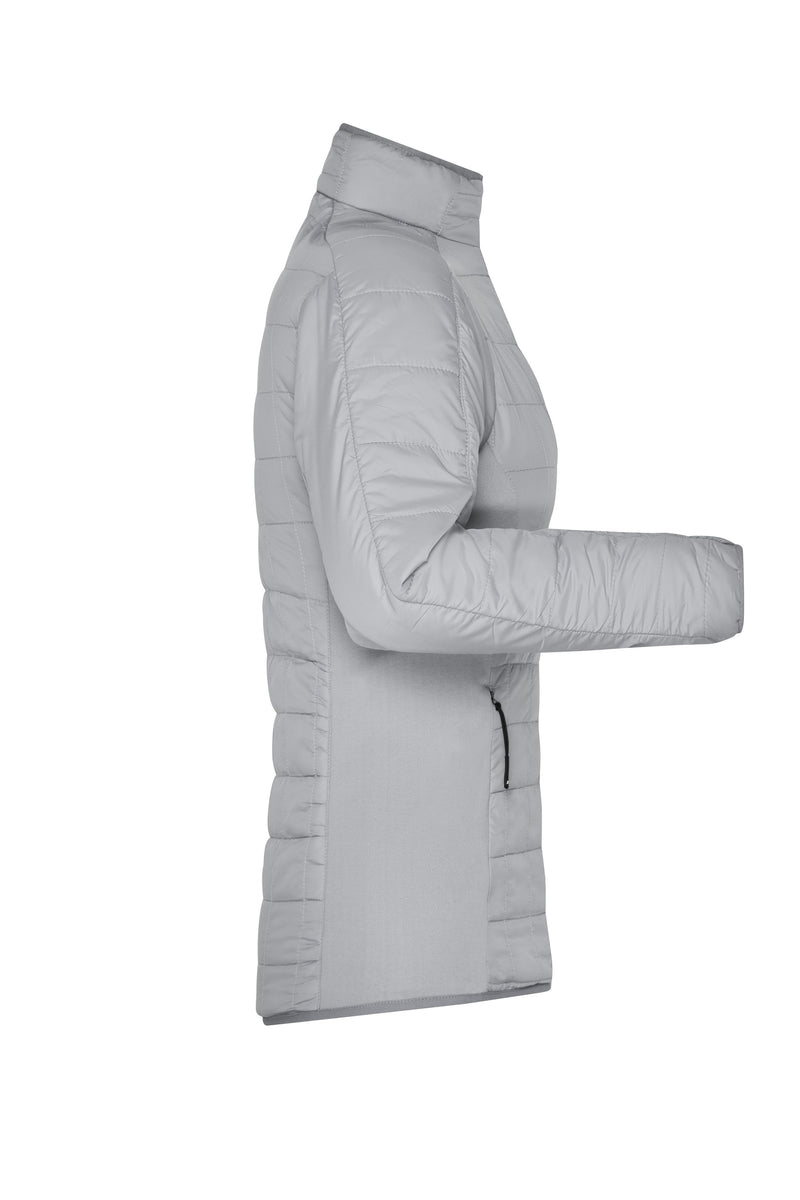 Laden Sie das Bild in Galerie -Viewer, Leicht wattierte Jacke im sportlichen Materialmix - JN1115