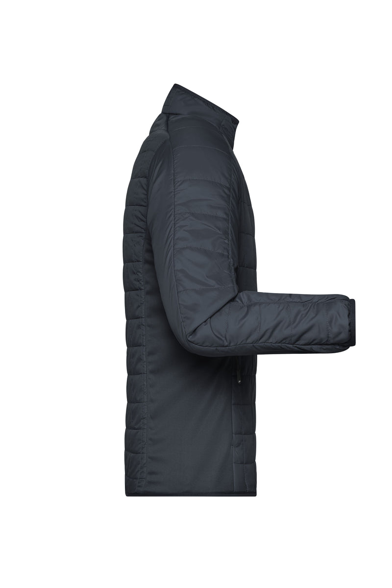 Laden Sie das Bild in Galerie -Viewer, Leicht wattierte Jacke im sportlichen Materialmix - JN1116