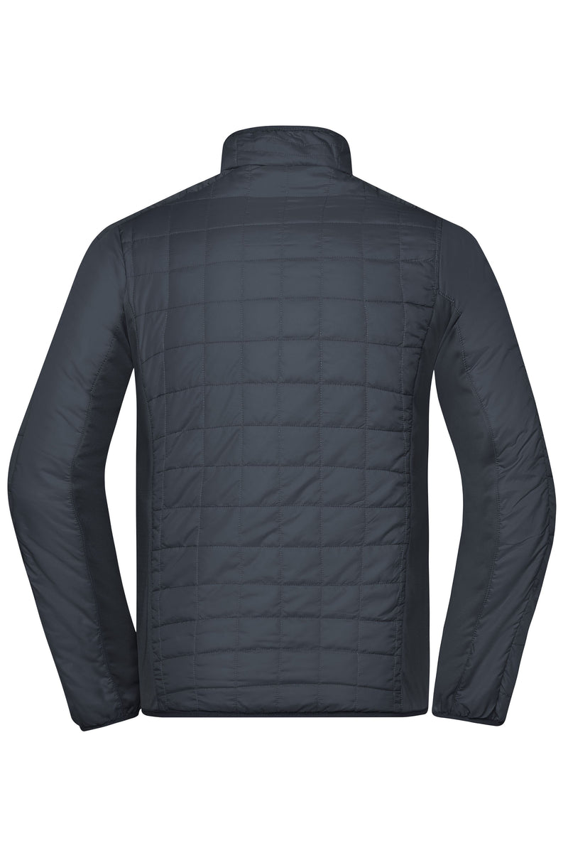 Laden Sie das Bild in Galerie -Viewer, Leicht wattierte Jacke im sportlichen Materialmix - JN1116