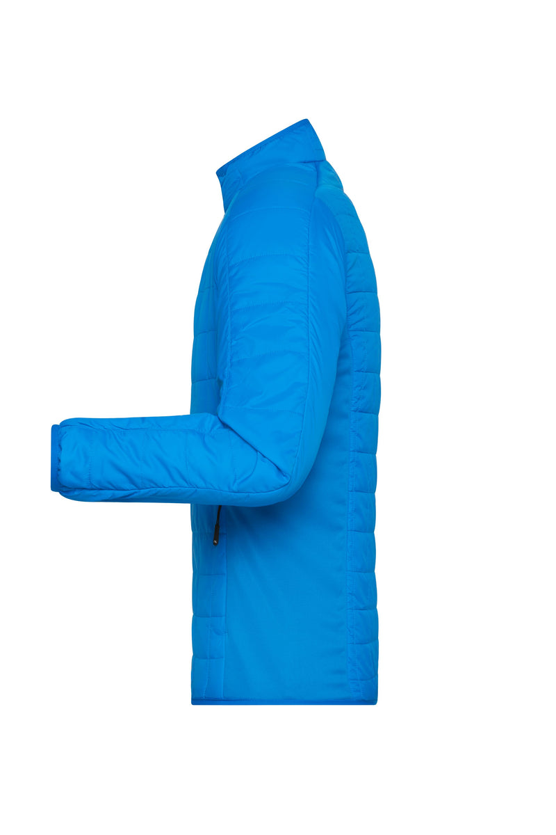 Laden Sie das Bild in Galerie -Viewer, Leicht wattierte Jacke im sportlichen Materialmix - JN1116