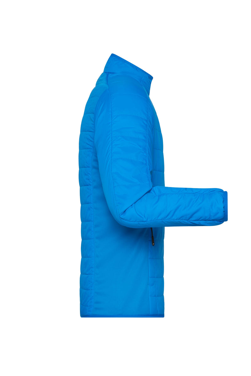 Laden Sie das Bild in Galerie -Viewer, Leicht wattierte Jacke im sportlichen Materialmix - JN1116