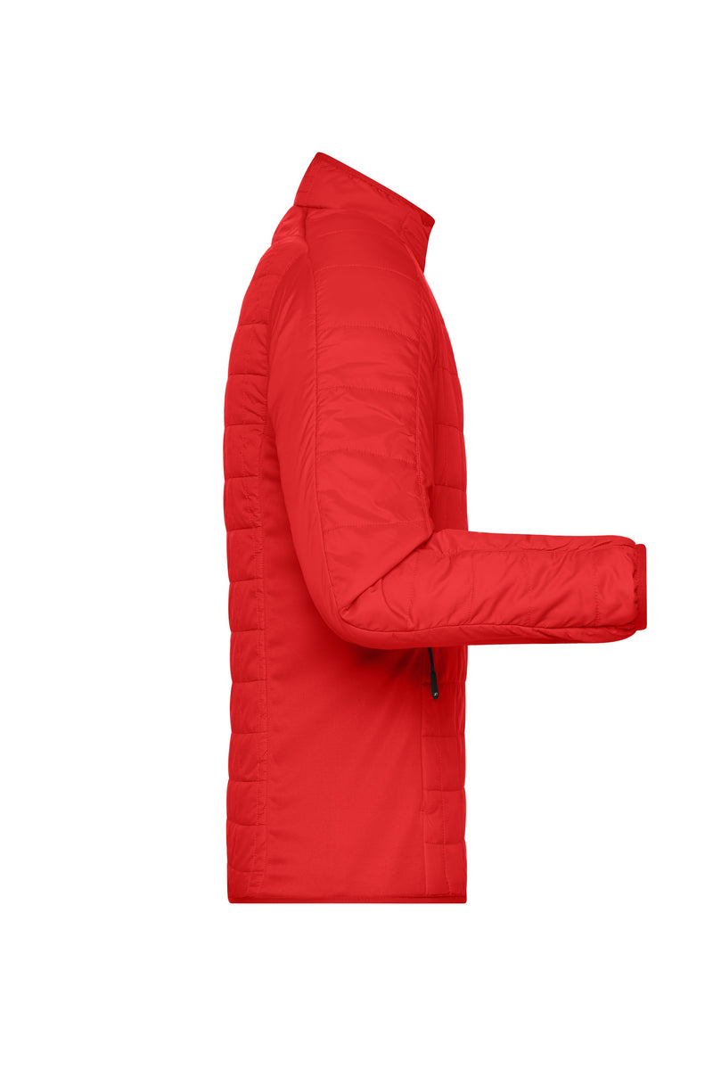 Laden Sie das Bild in Galerie -Viewer, Leicht wattierte Jacke im sportlichen Materialmix - JN1116