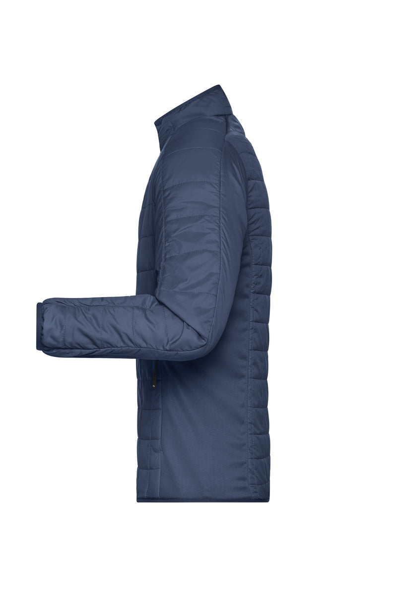 Laden Sie das Bild in Galerie -Viewer, Leicht wattierte Jacke im sportlichen Materialmix - JN1116