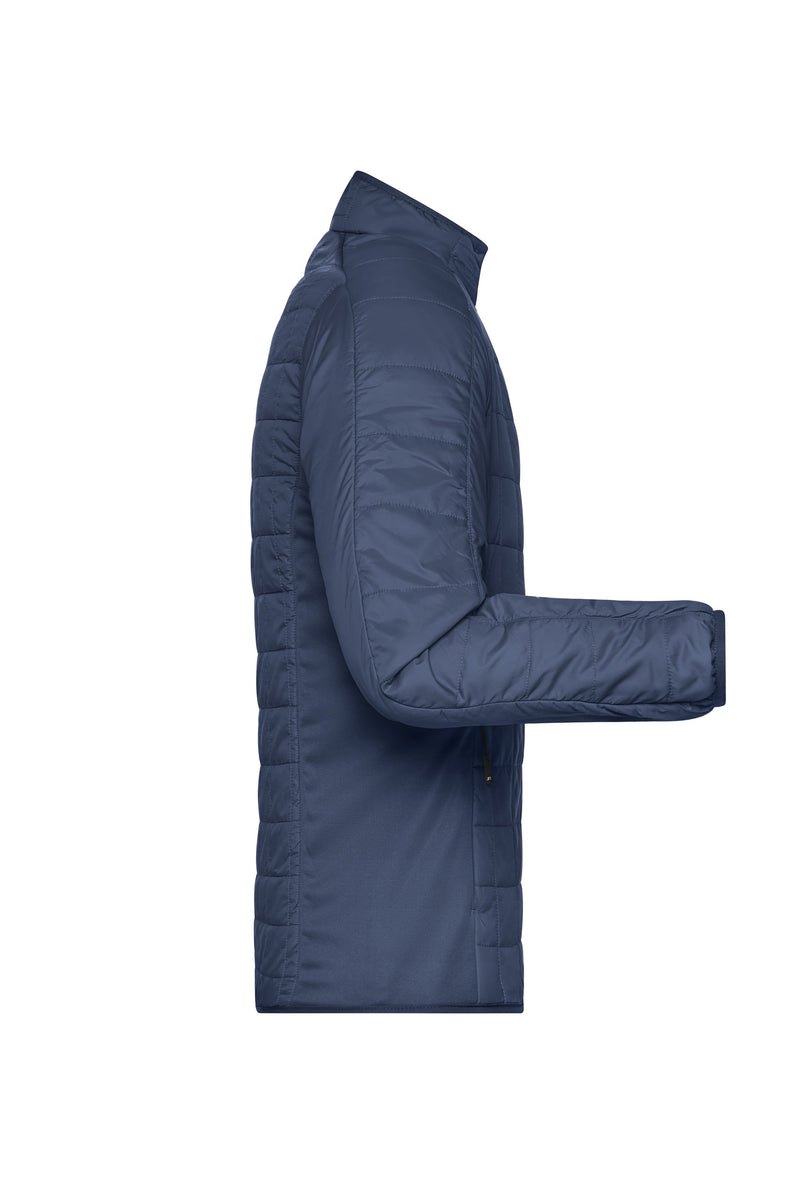 Laden Sie das Bild in Galerie -Viewer, Leicht wattierte Jacke im sportlichen Materialmix - JN1116