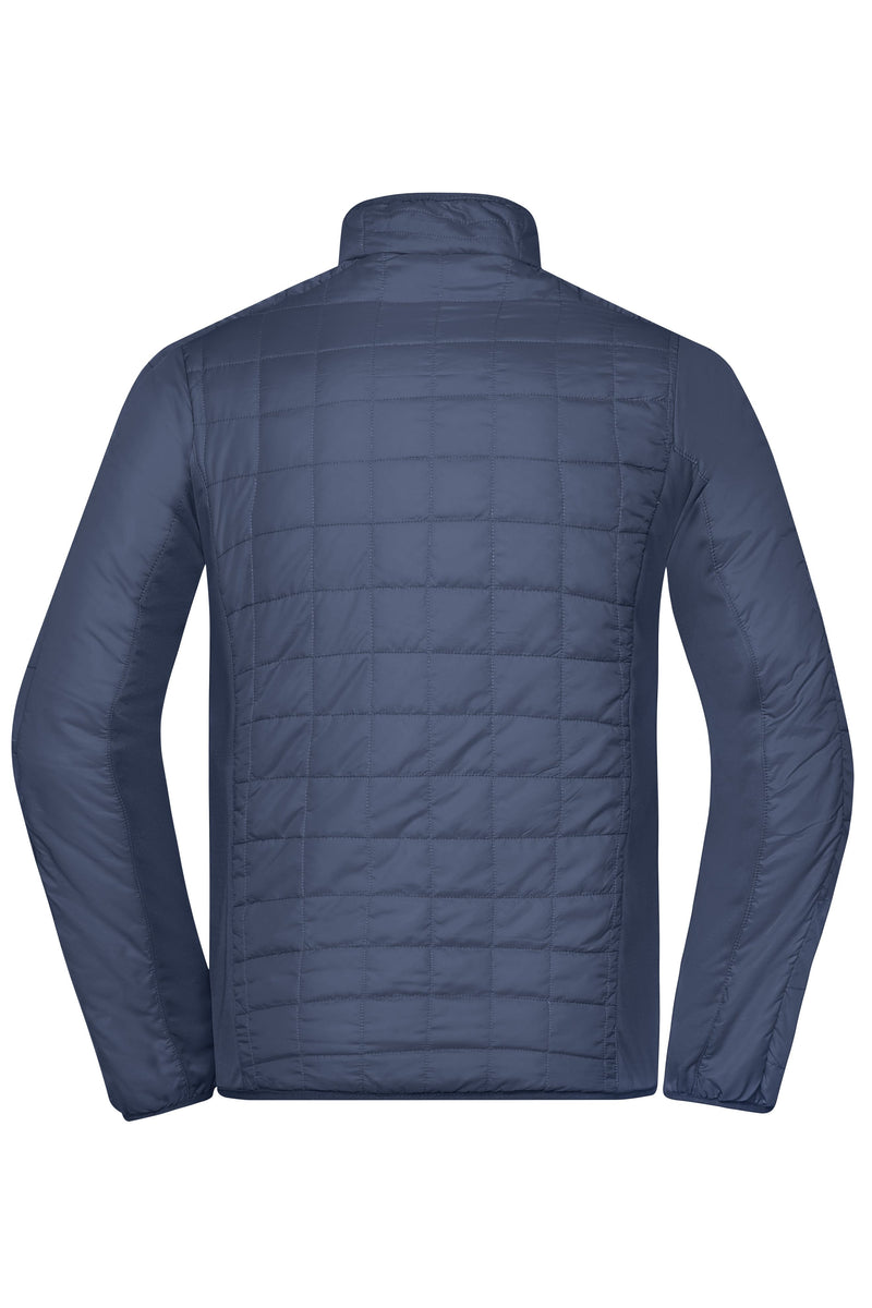 Laden Sie das Bild in Galerie -Viewer, Leicht wattierte Jacke im sportlichen Materialmix - JN1116