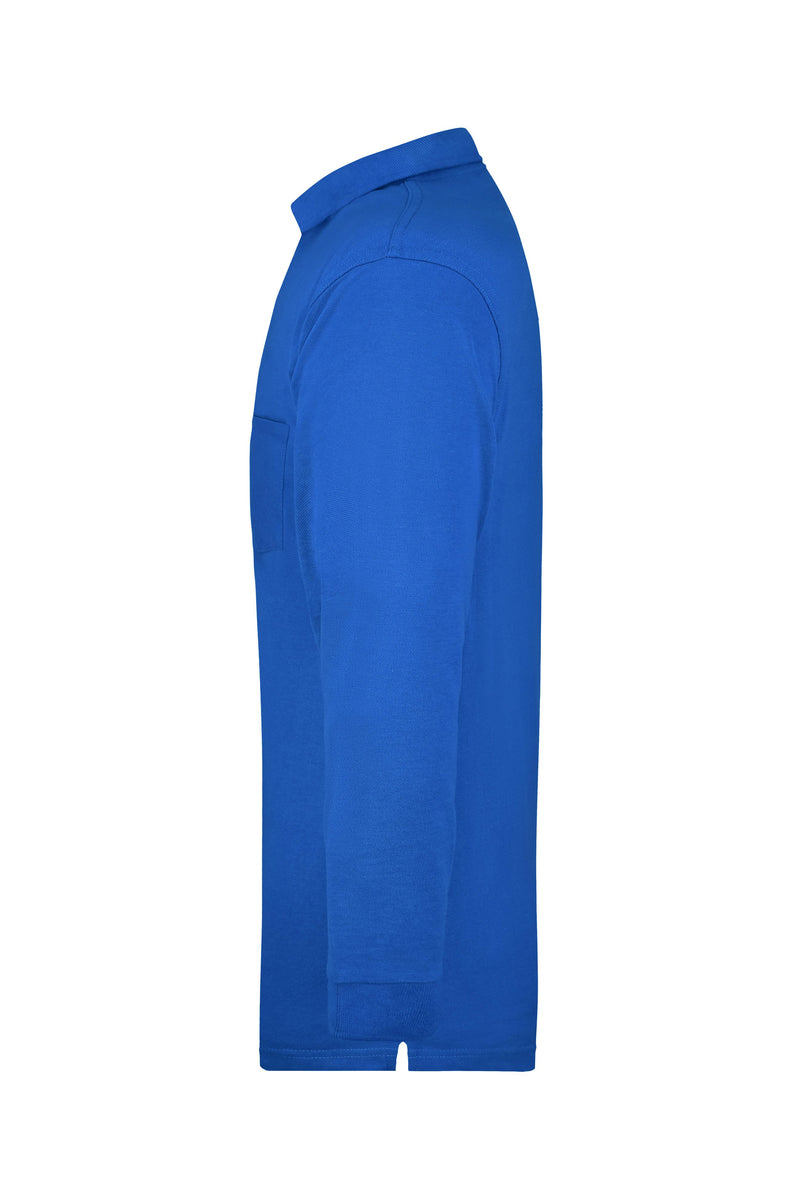 Laden Sie das Bild in Galerie -Viewer, Langarm-Polohemd mit Brusttasche - JN029