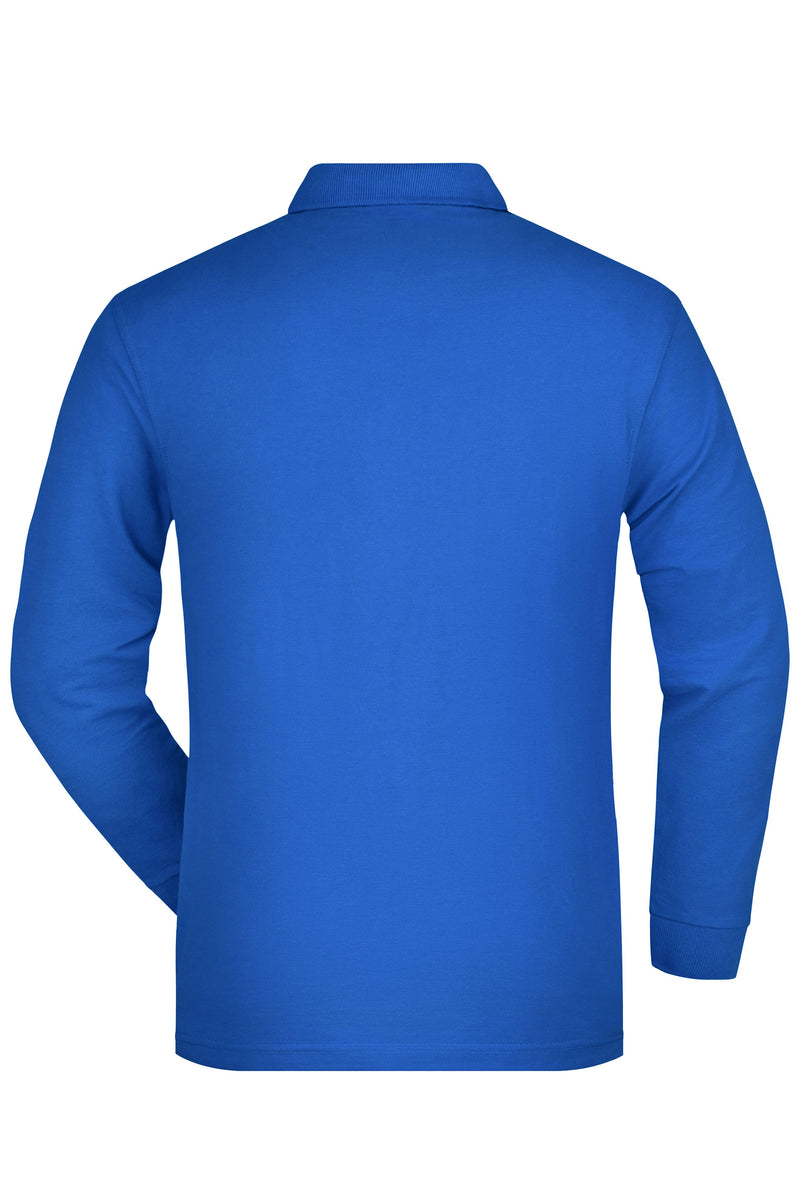 Laden Sie das Bild in Galerie -Viewer, Langarm-Polohemd mit Brusttasche - JN029