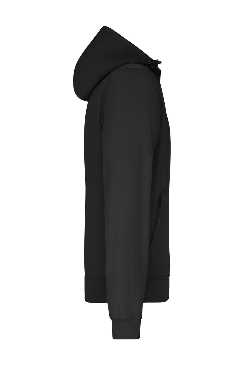 Laden Sie das Bild in Galerie -Viewer, Softshelljacke mit Kapuze im sportlichen Design - JN1146