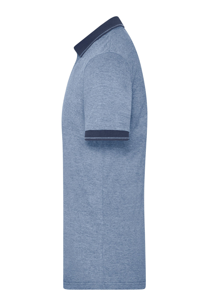 Laden Sie das Bild in Galerie -Viewer, Melange Polo mit modischen Details - JN706