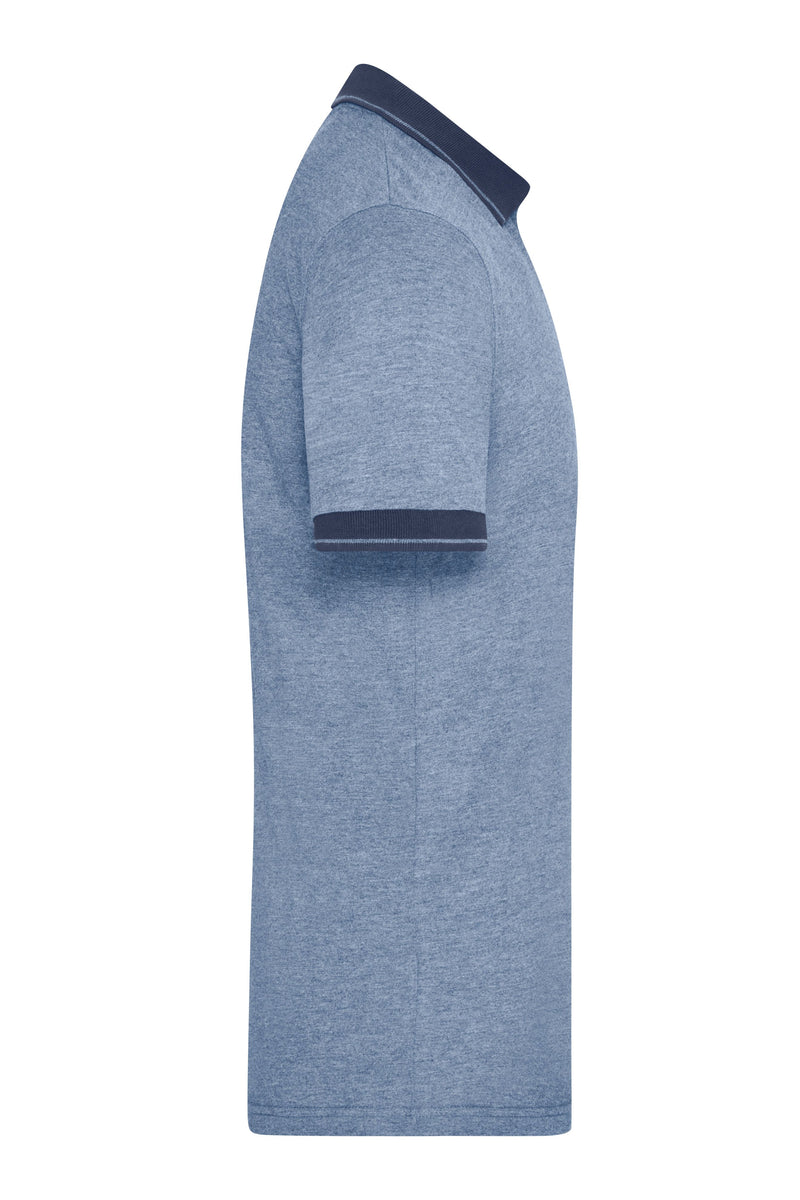 Laden Sie das Bild in Galerie -Viewer, Melange Polo mit modischen Details - JN706