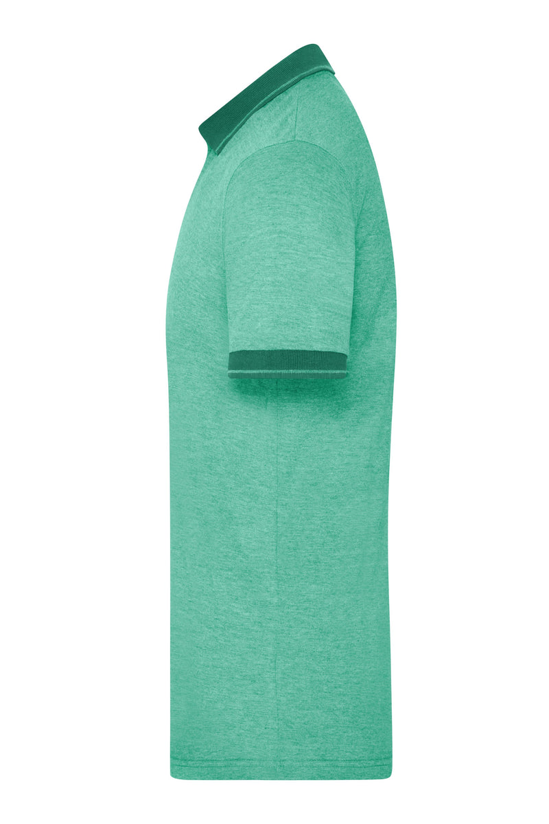 Laden Sie das Bild in Galerie -Viewer, Melange Polo mit modischen Details - JN706