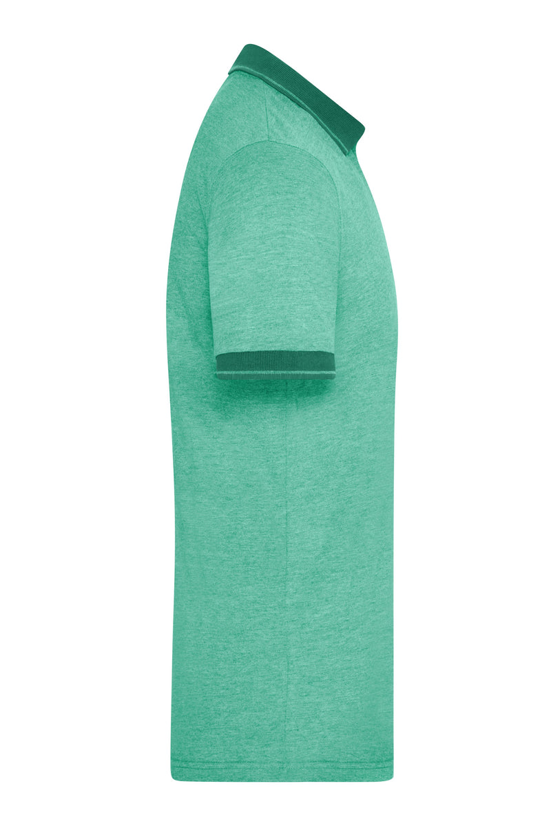 Laden Sie das Bild in Galerie -Viewer, Melange Polo mit modischen Details - JN706