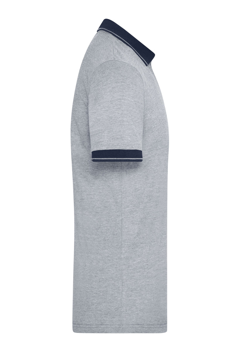 Laden Sie das Bild in Galerie -Viewer, Melange Polo mit modischen Details - JN706