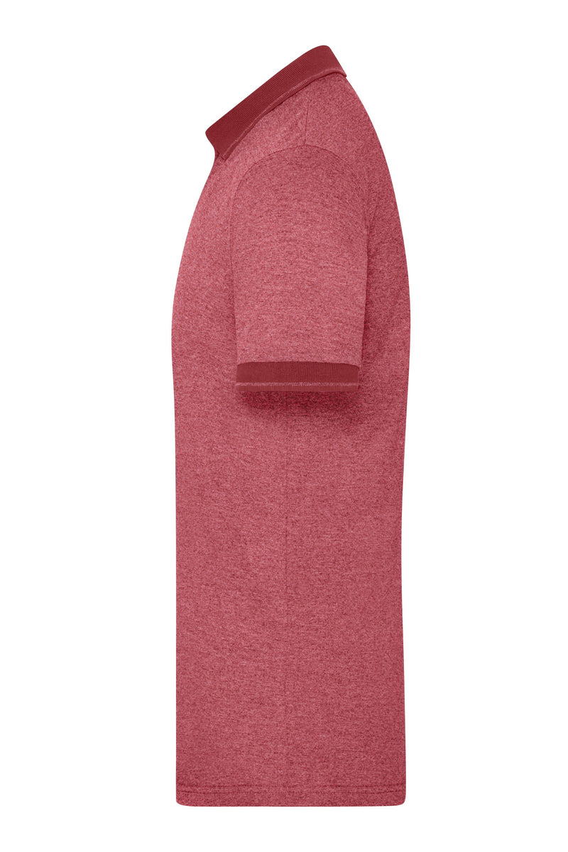 Laden Sie das Bild in Galerie -Viewer, Melange Polo mit modischen Details - JN706