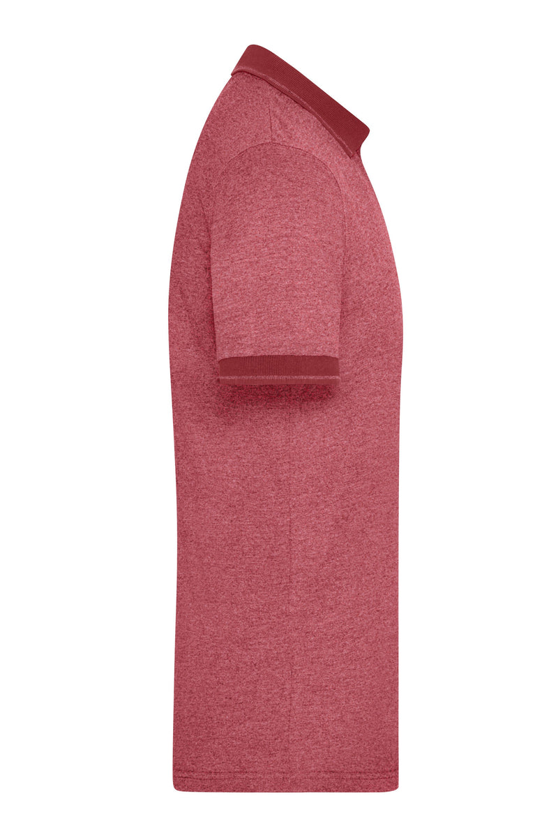 Laden Sie das Bild in Galerie -Viewer, Melange Polo mit modischen Details - JN706