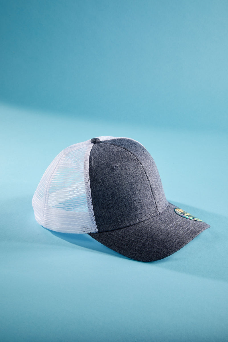 Laden Sie das Bild in Galerie -Viewer, Stylische Mesh Cap in moderner Mélange-Optik - MB6244