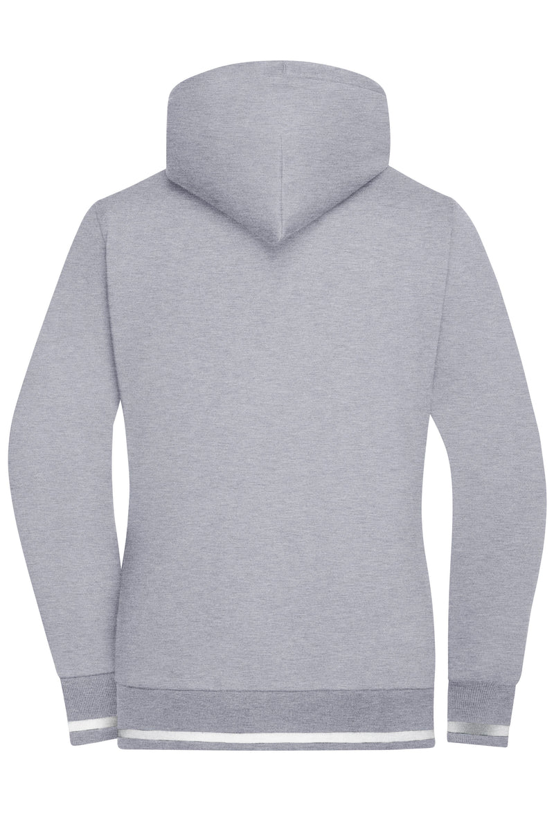 Laden Sie das Bild in Galerie -Viewer, Sweat-Jacke mit Reißverschluss und Kapuze - JN775