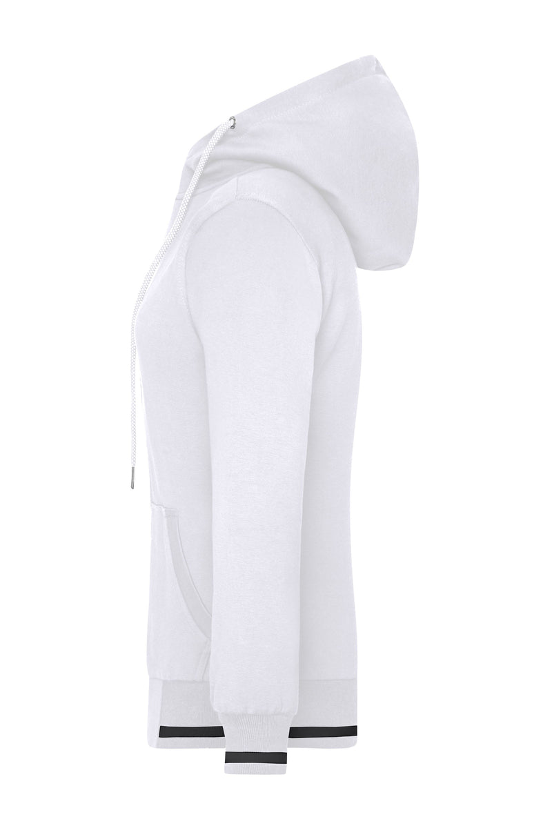 Laden Sie das Bild in Galerie -Viewer, Sweat-Jacke mit Reißverschluss und Kapuze - JN775