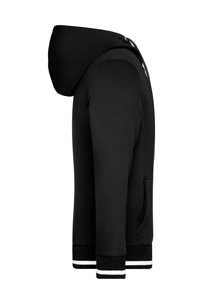 Laden Sie das Bild in Galerie -Viewer, Sweat-Jacke mit Reißverschluss und Kapuze - JN776