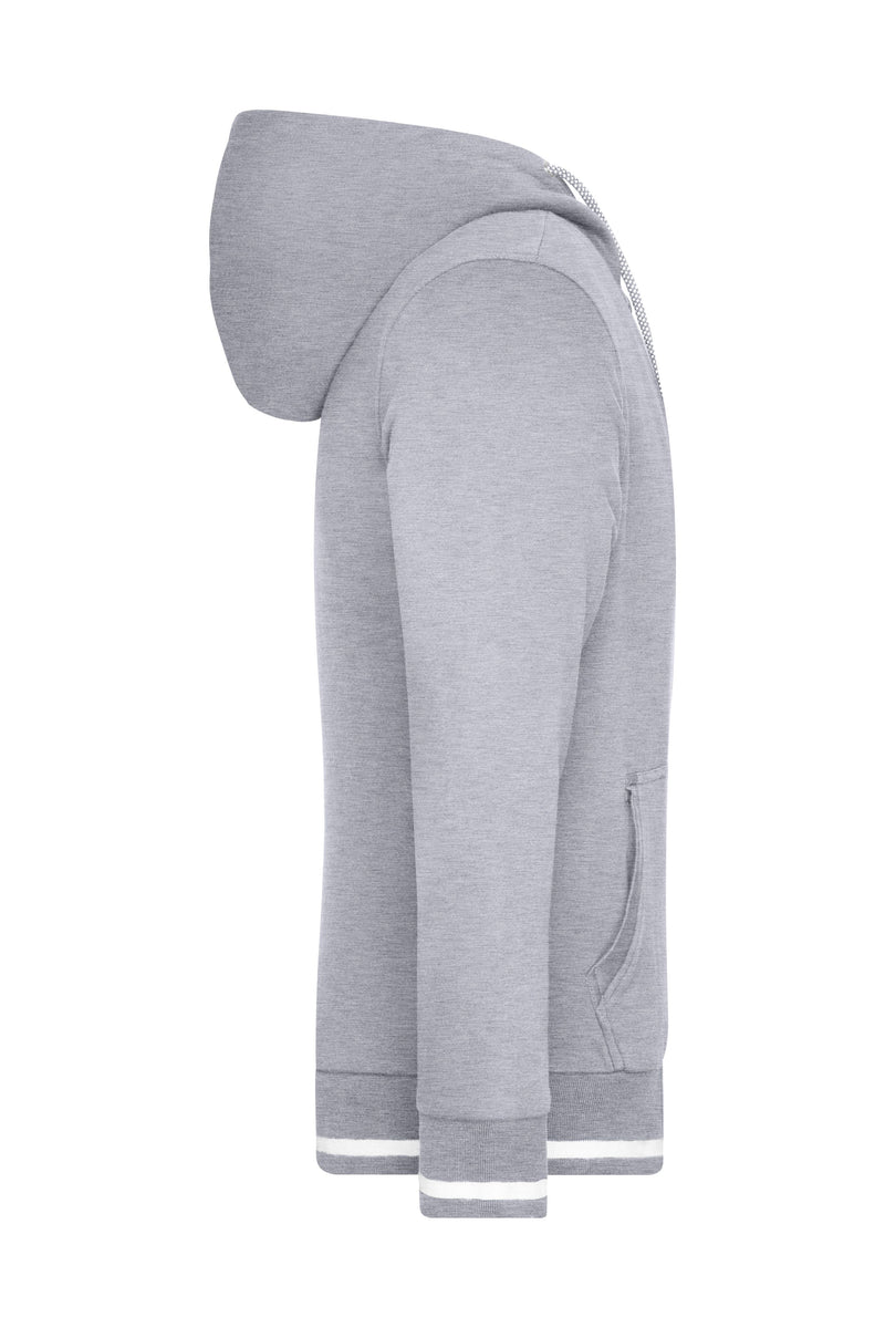 Laden Sie das Bild in Galerie -Viewer, Sweat-Jacke mit Reißverschluss und Kapuze - JN776