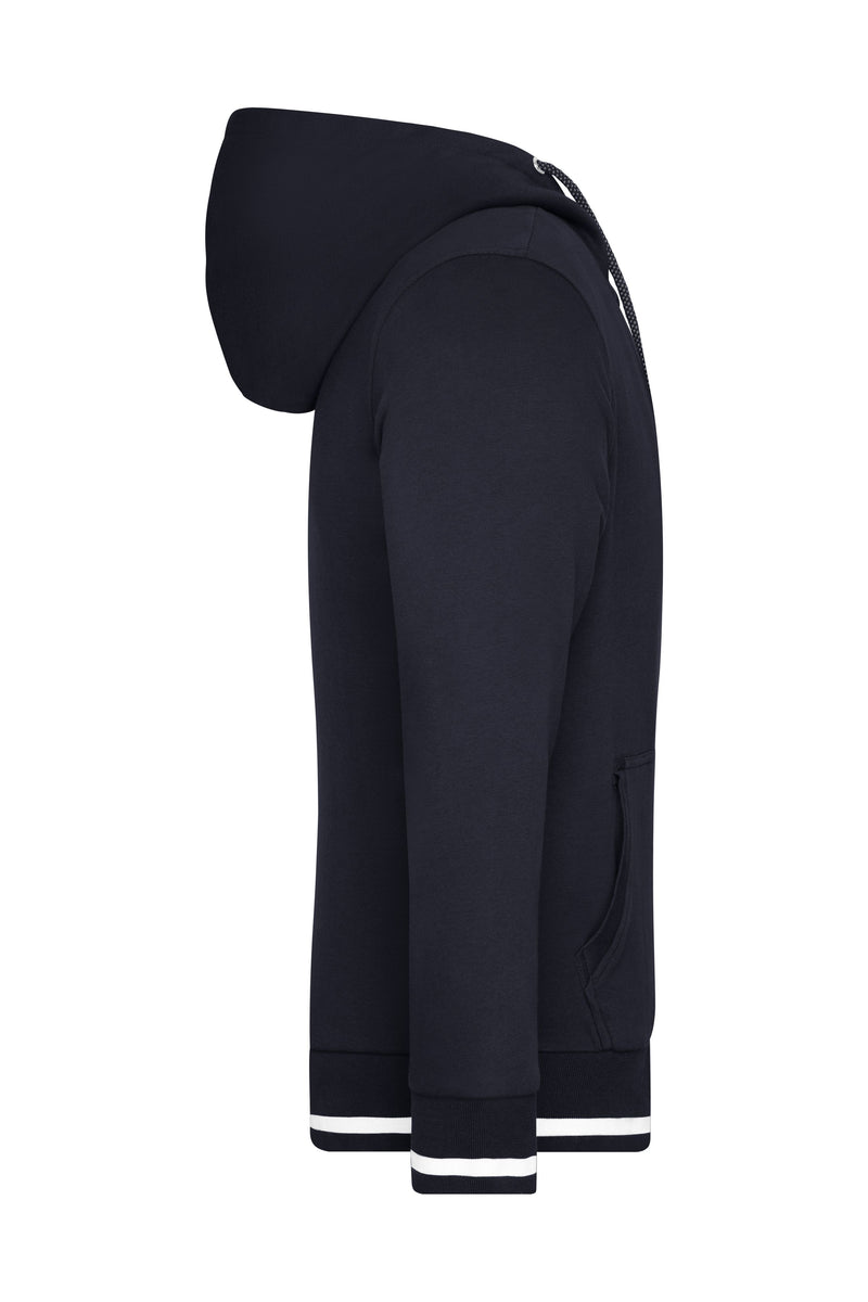 Laden Sie das Bild in Galerie -Viewer, Sweat-Jacke mit Reißverschluss und Kapuze - JN776