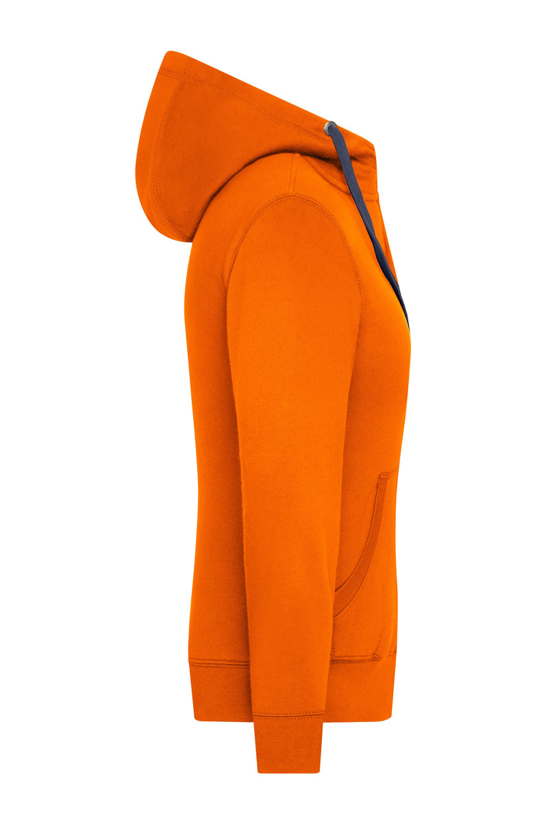 Laden Sie das Bild in Galerie -Viewer, Sweat-Jacke mit Reißverschluss und Kapuze - JN962