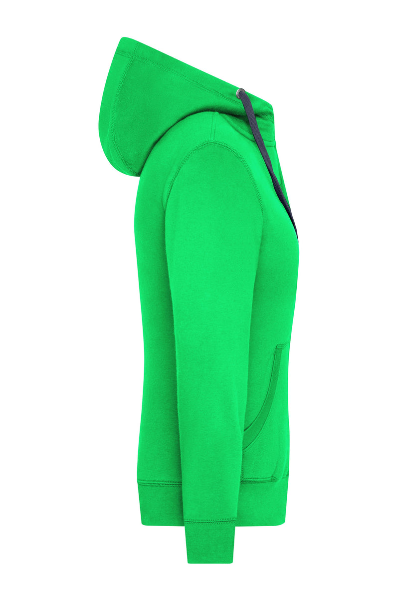 Laden Sie das Bild in Galerie -Viewer, Sweat-Jacke mit Reißverschluss und Kapuze - JN962