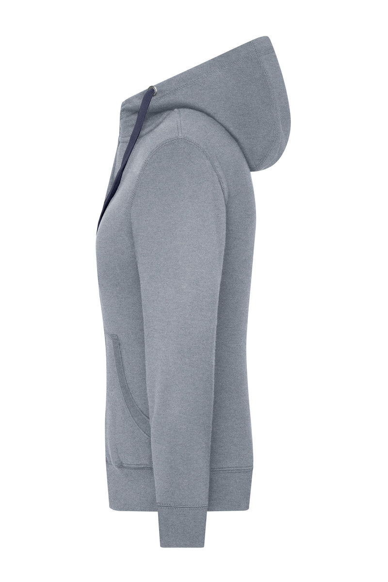 Laden Sie das Bild in Galerie -Viewer, Sweat-Jacke mit Reißverschluss und Kapuze - JN962