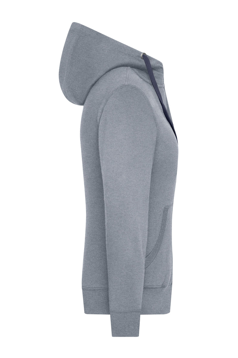 Laden Sie das Bild in Galerie -Viewer, Sweat-Jacke mit Reißverschluss und Kapuze - JN962