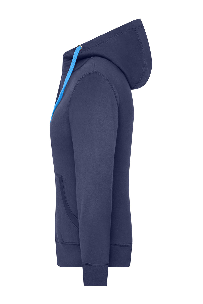 Laden Sie das Bild in Galerie -Viewer, Sweat-Jacke mit Reißverschluss und Kapuze - JN962