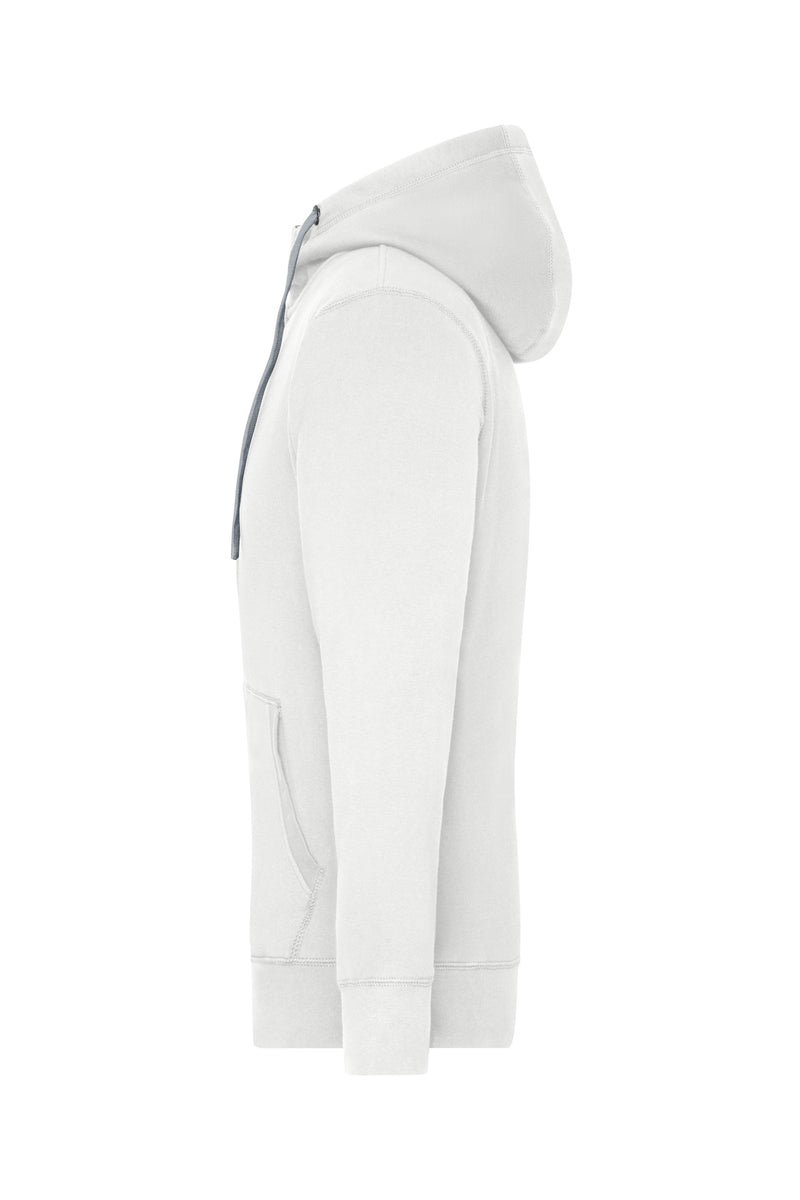 Laden Sie das Bild in Galerie -Viewer, Sweat-Jacke mit Reißverschluss und Kapuze - JN963