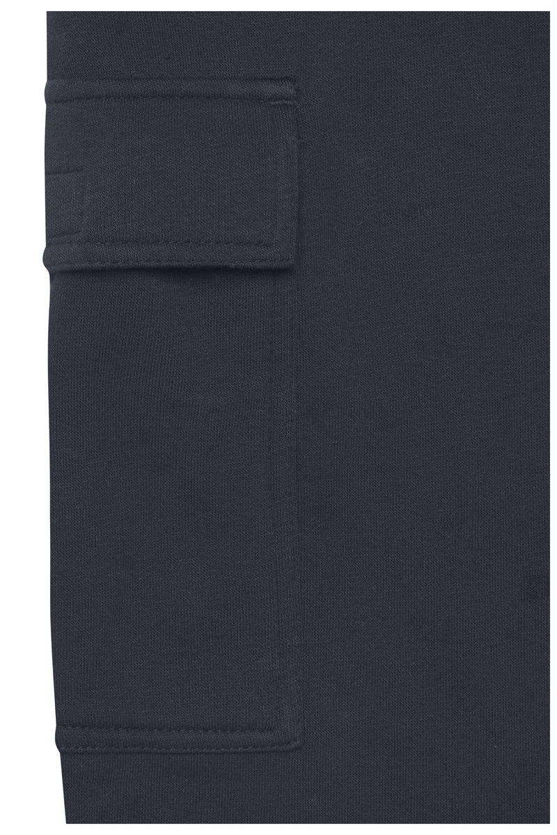 Laden Sie das Bild in Galerie -Viewer, Modische Sweat-Hose aus BIO-Baumwolle im Cargo-Style - 8036