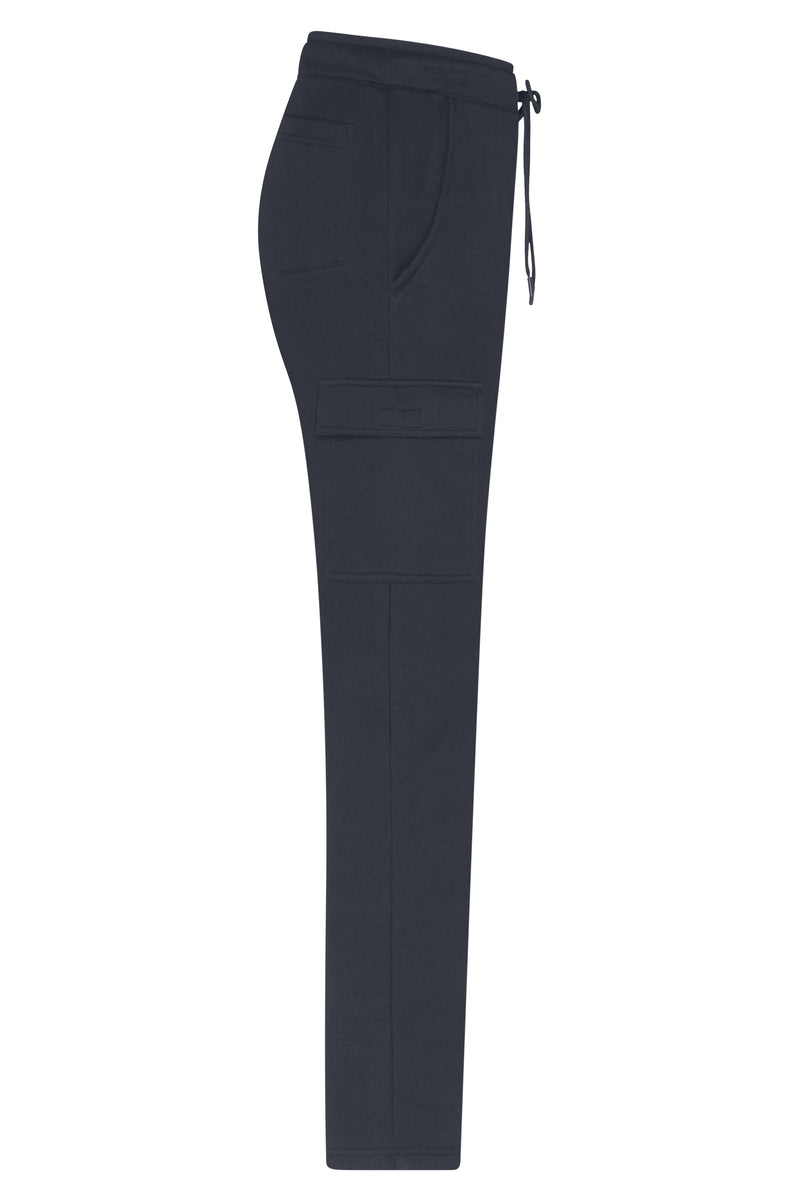 Laden Sie das Bild in Galerie -Viewer, Modische Sweat-Hose aus BIO-Baumwolle im Cargo-Style - 8036