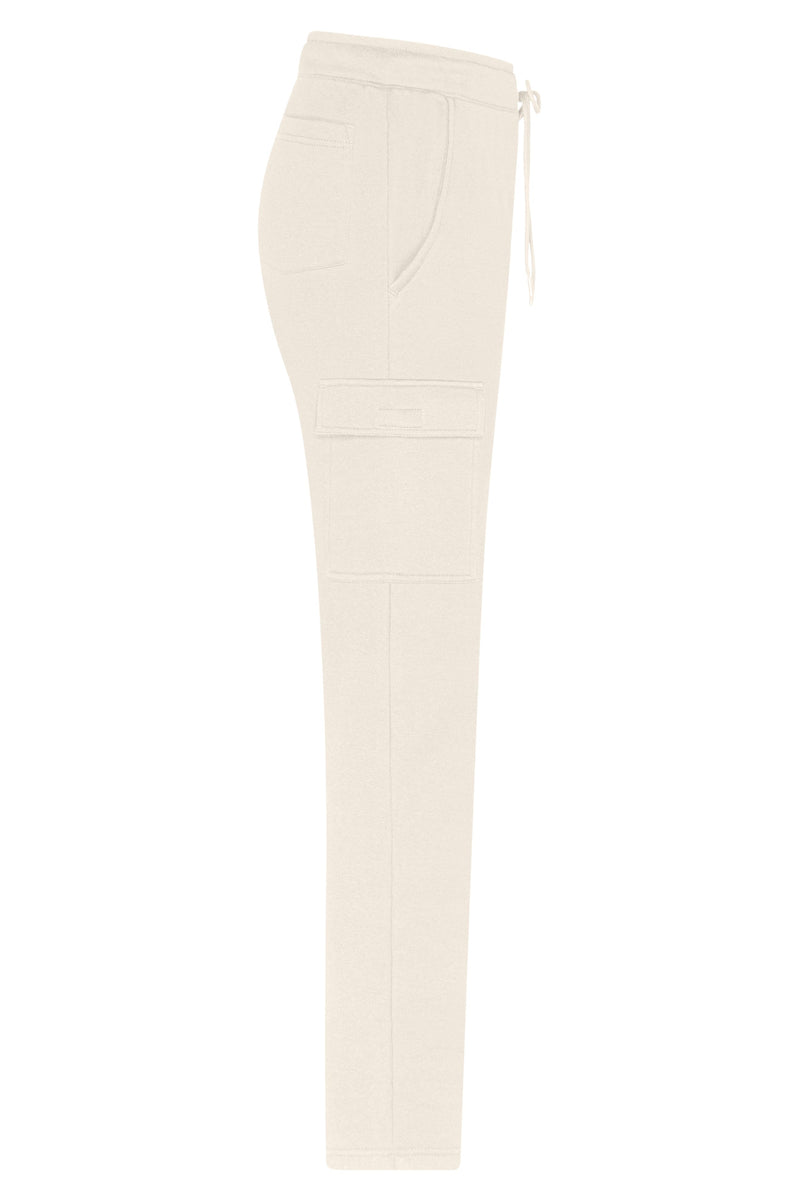 Laden Sie das Bild in Galerie -Viewer, Modische Sweat-Hose aus BIO-Baumwolle im Cargo-Style - 8036