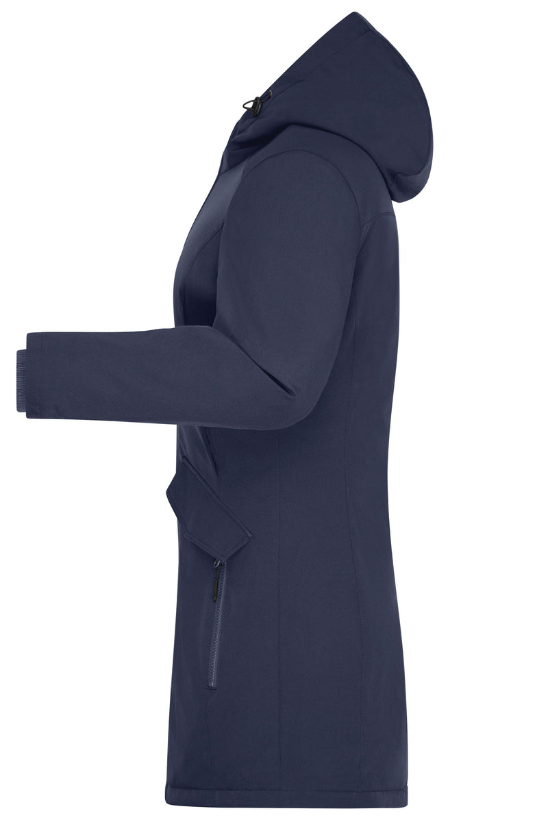 Laden Sie das Bild in Galerie -Viewer, Klassischer, wattierter Parka mit angeschnittener Kapuze - Damen - JN1175