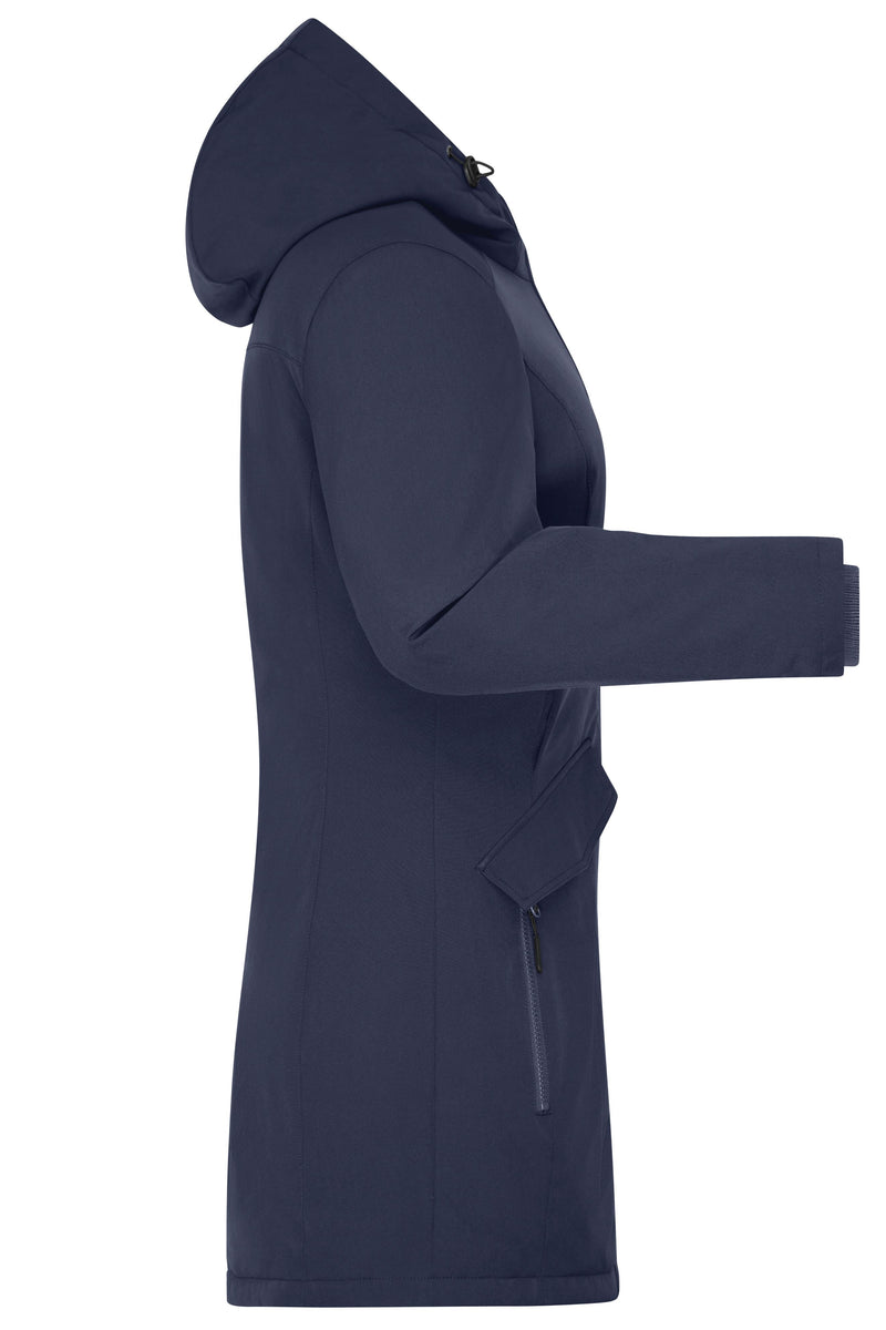 Laden Sie das Bild in Galerie -Viewer, Klassischer, wattierter Parka mit angeschnittener Kapuze - Damen - JN1175