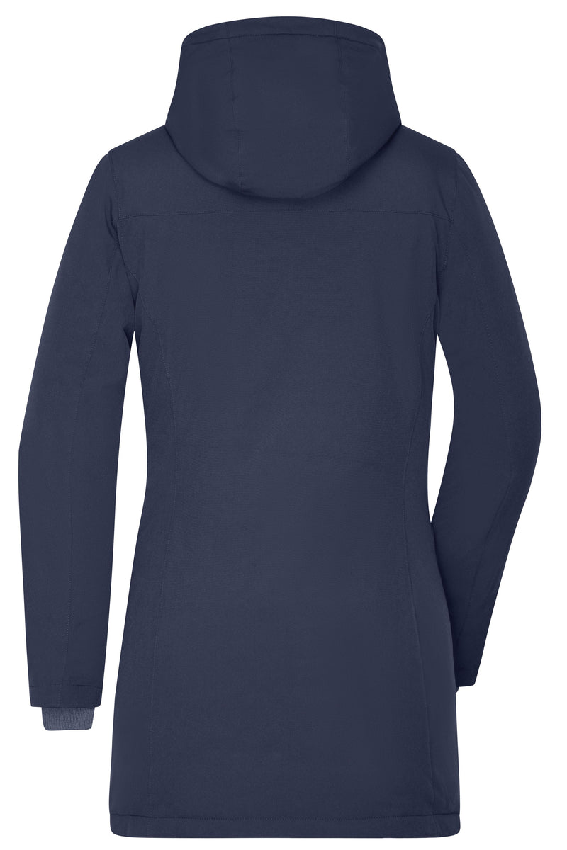 Laden Sie das Bild in Galerie -Viewer, Klassischer, wattierter Parka mit angeschnittener Kapuze - Damen - JN1175