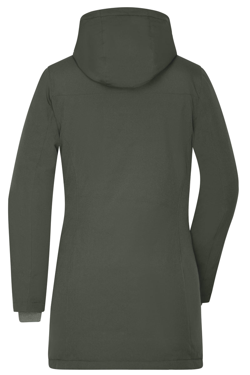 Laden Sie das Bild in Galerie -Viewer, Klassischer, wattierter Parka mit angeschnittener Kapuze - Damen - JN1175