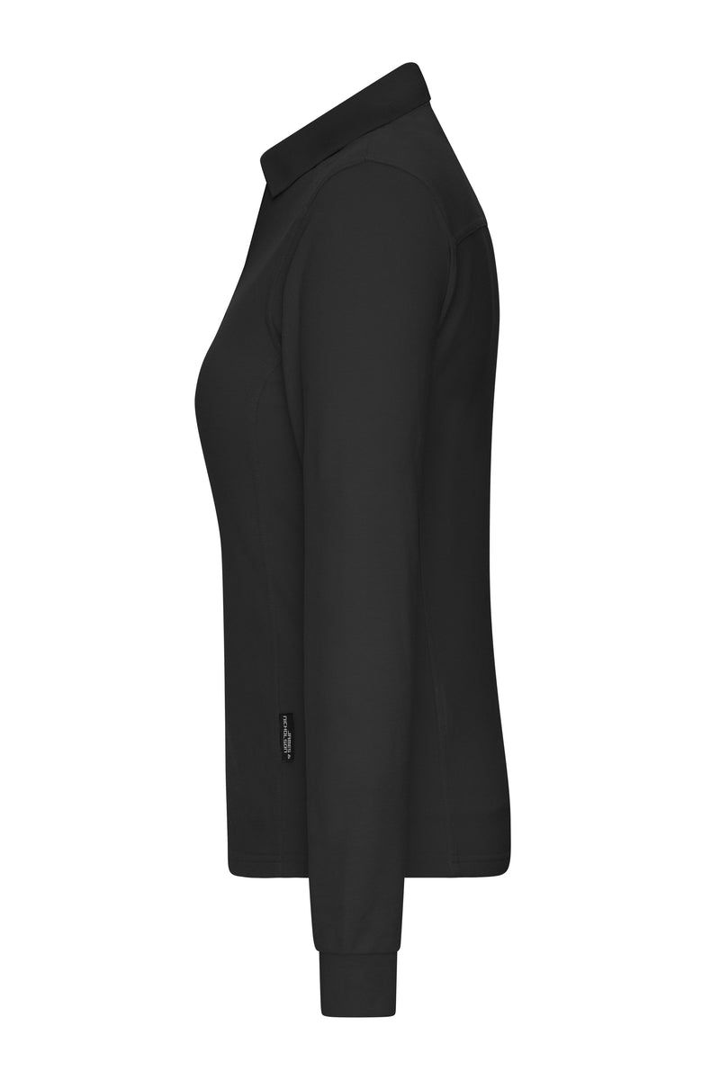 Laden Sie das Bild in Galerie -Viewer, Strapazierfähiges und pflegeleichtes Langarm Polo- Damen - JN1841